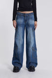 2025 Popularan station new 2023 autumn and winter Popular trade women's clothing street hip hop style low waist tooling denim trousers