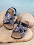 KAMAMES 024 Summer New Stylish Sandals Slippers Two-Way Wear Flat Bottom Comfort Casual Cork Boys and Girls Shoes