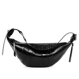 KAMAMES 2025 Croissant popular New Large Croissant Bag Leather Versatile Women's Bag Commuter Large Capacity Shoulder Crossbody Bag Dumpling Bag
