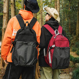 2025 Japanese new large-capacity and lightweight men's and women's same contrasting color backpack high-value casual versatile travel backpack