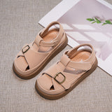 KAMAMES New Girls' Sports Sandals  Summer Girls' Soft Bottom Children's Shoes Fashion Girls' Shoes Closed Toe Sandals