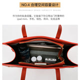 2025 Tote bag New new large-capacity bag  retro texture women's handbag Korean version fashion shoulder bag
