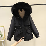 Pie overcome women's velvet thickened jacket 2023 winter new Korean version small padded jacket down padded jacket padded jacket