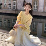 National style new Chinese women's clothing summer new butterfly fashion embroidered hem lace splicing dress women N4085