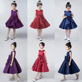 Kamames  Children's Piano Performance Dress  Middle and Big Children Host Chorus Violin Performance Little Girl Princess Dress