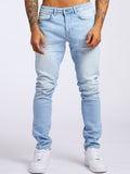 2025 2025 Express new denim men's pants New ins trend black slim-fitting high-waisted denim pants men