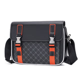 KAMAMES New Men's Casual Small Horizontal Commuter Business Small Shoulder Bag Messenger Bag Small Bag iPad Shoulder Bag