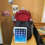 2025 Japanese new large-capacity and lightweight men's and women's same contrasting color backpack high-value casual versatile travel backpack