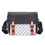 KAMAMES New Men's Casual Small Horizontal Commuter Business Small Shoulder Bag Messenger Bag Small Bag iPad Shoulder Bag