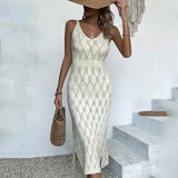2025Popular,  popular summer new beach skirt women solid color sexy knitted beach bikini swimsuit blouse sunscreen clothing