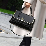 2025 Bag Spring Women's Versatile Messenger Bag Fashion Rhombus Handbag Baigou Bag Premium Shoulder Women's Bag