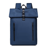 2025  large-capacity commuting computer backpack business commuting fashion roll-up men's casual backpack