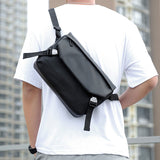 KAMAMES New Shoulder Bag Men's Crossbody Bag Fashion Backpack Waterproof Outdoor Bag Storage Bag Portable Waterproof Men's Bag