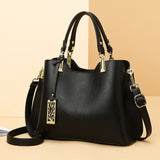 2025 wholesale women's handbag new temperament large capacity shoulder messenger bag simple  tote bag women