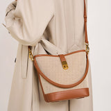 KAMAMES 2025 Bag Women's popular New Bucket Bag Crossbody Handbag Premium Sense Niche Commuter Woven Shoulder Bag