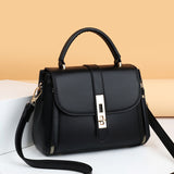 KAMAMES Women's Bag  New Retro Fashion Shoulder Bag Soft Leather Middle-Aged Portable Messenger Bag Women's Bag Wholesale Fashion