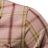KAMAMES 2025 popular Hot Trade Light Business Autumn New Men's Beauty Size Pocket Professional Shirt Fashion Plaid Long Sleeve Shirt Men's