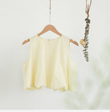 Dopamine spring and summer clothing, girls' thin sleeveless vest age reduction A0610 + thin versatile shorts A0670