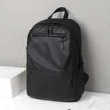 2025  new backpack trendy fashion versatile business bag simple leisure commuting leather film backpack