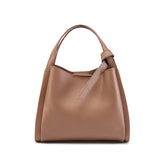 KAMAMES 2025 Leather handbag, women's popular new vegetable basket, send mother atmospheric messenger bag, cowhide bucket bag