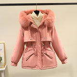 Pie overcome women's velvet thickened jacket 2023 winter new Korean version small padded jacket down padded jacket padded jacket