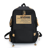 KAMAMES Korean Style Female Middle School Student Schoolbag Wholesale Backpack Men's Printed Logo Large Capacity Travel Bag Business Computer Backpack