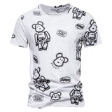 KAMAMES 2025 Clearance processing  men's short-sleeved popular pure cotton sports round neck heavy-duty high-quality half-sleeved men's T-shirt wholesale
