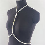 2025 MW2833  accessories simple fashion rough pure white pearl chain neck necklace clothing accessories