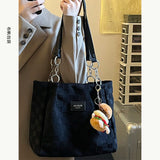 KAMAMES 2025 Large capacity large bag female spot, niche versatile class commuter bag female aesthetic high sense tote bag