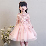 Kamames  Girl's Princess Dress Flower Girl Wedding Dress Children's Piano Performance Costume Catwalk Tulle Tutu Birthday Party Formal Dress Host Summer