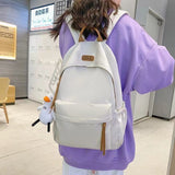 South Korea Schoolbag Female Ins Mori All-Match Backpack Korean Simple High School Junior High School Student Japanese Style Good-looking Backpack