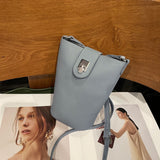 fashion new first-layer cowhide mobile phone bag crossbody small bag genuine leather women's bag shoulder bag change bag 868