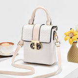 KAMAMES New Mini Handbag Fashion Luxury Ornament Crossbody One Shoulder Phone Bag Retro Fingerprint Small Square Bag Bags