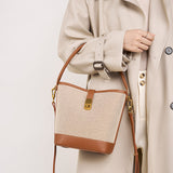 KAMAMES 2025 Bag Women's popular New Bucket Bag Crossbody Handbag Premium Sense Niche Commuter Woven Shoulder Bag