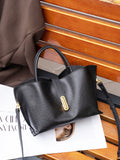 bag women's new first-layer vegetable tanned cowhide tote bag niche fashion commuter handbag women's messenger bag