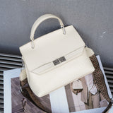 Fashion New messenger women's bag genuine leather new trendy versatile shell bag first layer cowhide bubble pattern handbag 5577