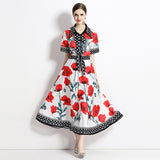Gentle and light wind suit summer wear  new women's clothing elegant shirt skirt temperament socialite two-piece set