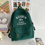 Summer New Backpack Ins Trendy Korean Style Male and Female Students Backpack Simple Large Capacity Junior and Middle School Students Schoolbag