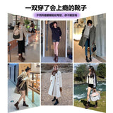 2025  Martin boots women's British style popular new velvet spring and autumn single boots thick-soled short boots elastic thin boots short boots