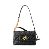 KAMAMES 2025 Rhombus chain underarm bag popular new commuter bag leather shoulder women's bag fashionable versatile messenger bag