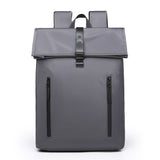 2025  large-capacity commuting computer backpack business commuting fashion roll-up men's casual backpack