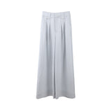 2025 THE MIND Tencel Drop Wide Leg Casual Pants Women's 2025 Thirteen Lines Early Spring High Waist Versatile Long Pants T008