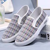 kamames New Canvas Shoes Women's Slip-on Flat Student Shoes Cross-Border Foreign Trade Stall Wholesale Soft Bottom Non-Slip Casual Shoes