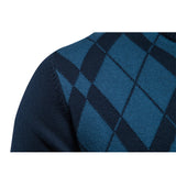 KAMAMES 2025 popular autumn and winter new semi-zipper British long-sleeved men's sweater casual Popularan size fashion men's knitted sweater