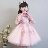 Kamames  Girl's Princess Dress Flower Girl Wedding Dress Children's Piano Performance Costume Catwalk Tulle Tutu Birthday Party Formal Dress Host Summer