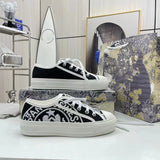 kamames High Version  Letters Embroidered Canvas Shoes Raise the Bottom Lace up All-Match Casual Shoes Presbyopic Low-Top Sneakers Women