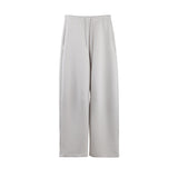 2025 THE MIND drawstring elastic waist scimitar pants 2025 spring and summer new Korean version high waist display casual sweatpants T299