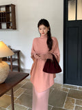 2025 Thirteen Lines popular Autumn and Winter New ins Temperament Turtleneck Knitted Sweater Cloak Versatile Sweater Women 25128