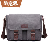 KAMAMES Cross-Border Supply Canvas Bag Men's Shoulder Bag Messenger Bag Casual Student Schoolbag Messenger Bag Factory Wholesale Hot Sale