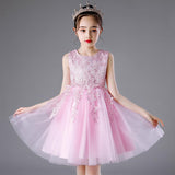 Kamames  Children's Princess Dress Summer Clothes Children's Wear Western Style Girls' Summer Dress Children Tulle Tutu Children's Day Performance Dress